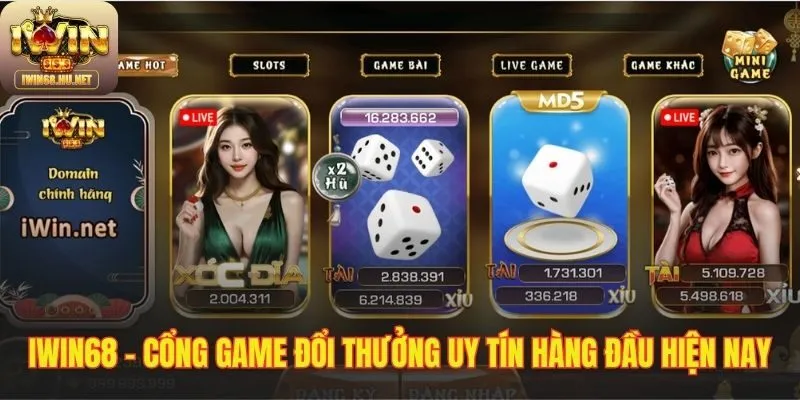 Link IWIN68 chính thức đảm bảo đổi thưởng minh bạch 1:1